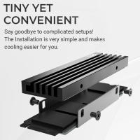 ID-COOLING M05 Disipador De Calor Para SSD M.2 2280 Aluminio Con Parche De Silicona Térmica Eficiente Para PC Radiador Para NVME - details 3