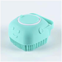 Cepillo De Baño De Silicona Para Bebés Y Niños Cepillo De Masaje De Grooming Accesorios De Baño Limpieza Corporal Material De Plástico - details 2