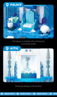 Set De Bloques De Construcción Creativo Con 786 Piezas Princesa Hielo Magia Castillo MOC Juguetes Educativos Para Niñas Niños Edad 6-12 - details 4