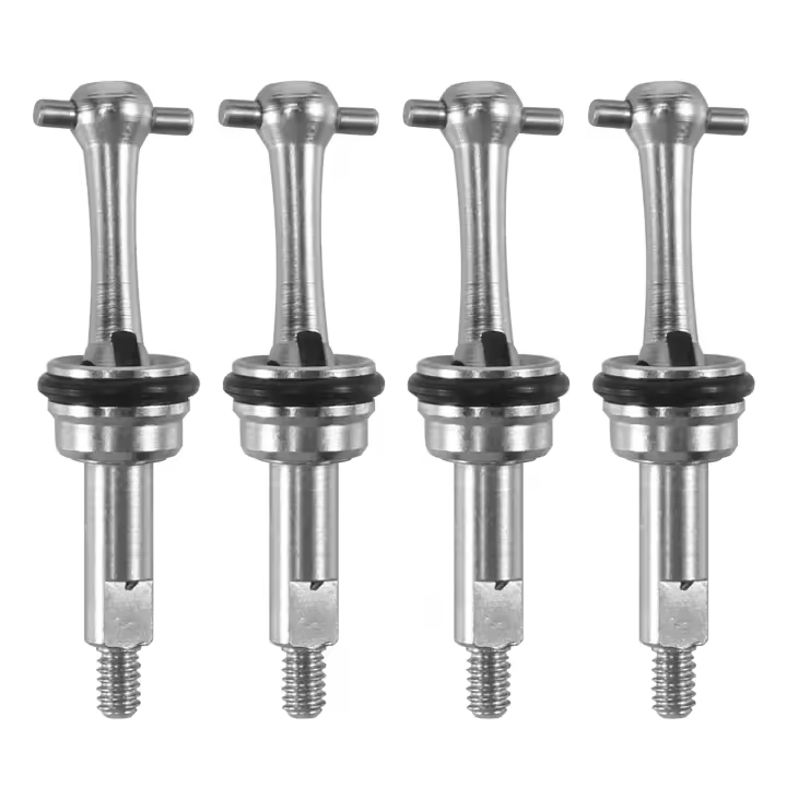 Eje universal de transmisión CVD de metal extendido 4 piezas 2mm para actualización de automóviles RC K969 K979 K989 P929 1/28 unisex normal productos - 1