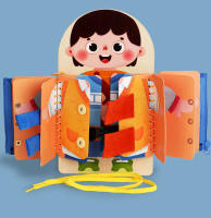 Libro Ocupado Para Niños Juguete Montessori De Entrenamiento De Habilidades Finas Con Botones Y Cremalleras Juego De Educación Temprana Para Bebés Y Niñas Entre 3 Y 6 Años - details 3
