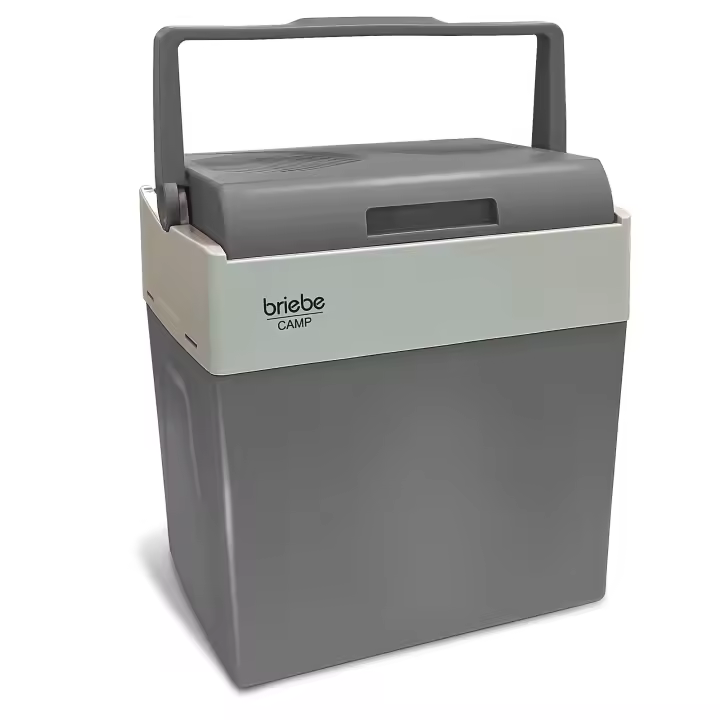Briebe CF1153 Nevera Portátil Eléctrica de Viaje, Coche, Camping, 28 L, Conexión 12V y 220V, Enfría y Calienta, 55W, Gris - 1