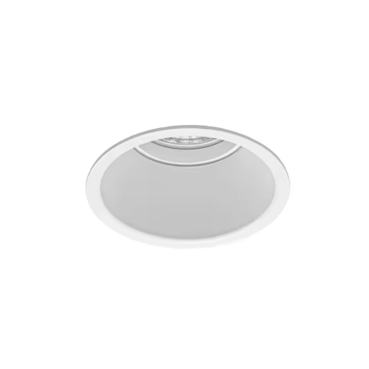 HUANGJISOO Foco Empotrable LED 438 Redondo Blanco Técnico JISO 438D-90 - 1