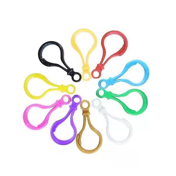 X 10 piezas de cierres de langosta de plástico de Colores surtidos, clips para hacer Joyas, 5 cm - 1