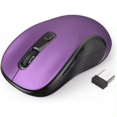Ratón Inalámbrico Logitech 1000 dpi, Ambidiestro, Compatible con PC/Mac (Violeta) - 1