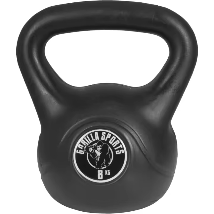 Gorilla Sports Kettlebell o Pesa rusa con revestimiento de vinilo - 1
