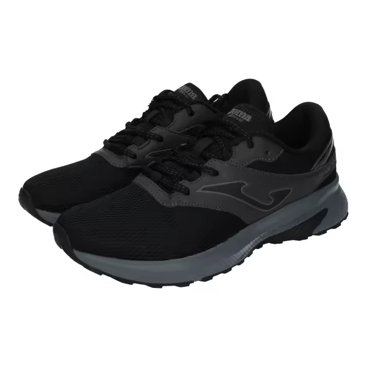 Deportivos marca JOMA para hombre en color negro. Deportivas Meta para hombres, color negro y cierre de cordones, ideales para hacer deporte - 1