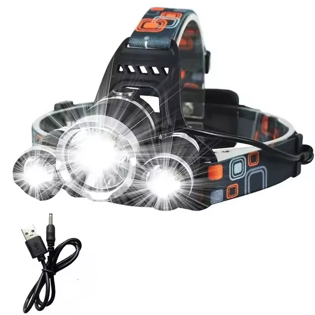 Linterna Frontal LED Super Brillante Recargable Con Batería 18650 Para Pesca Caza Camping Impermeable Luz De Correo Exterior - 1