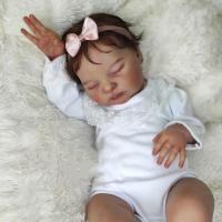 Muñeca Bebé Realista De Silicona Suave BZDOLL 50cm Con Piel Y Venas 3D Vida Nueva Recién Nacida Para Niñas Regalo De Juguete - details 1
