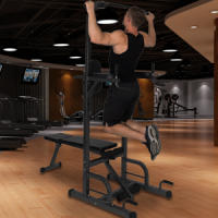 ALLINLIFE ESTACIÓN DE GIMNASIO, TORRE DE TRACCIÓN, CON BANCO PLEGABLE Y AJUSTABLE, MULTIFUNCIONAL, CULTURISMO, ENTRENAMIENTO EN CASA, ACERO DE ALTA CALIDAD, ENVÍO DESDE EUROPA - details 4