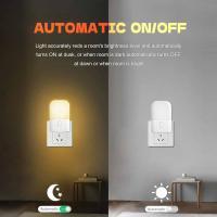 Interruptor De Luz Nocturna Con Sensor De Luz Automático LED Ajustable Para Dormitorio Y Escaleras Luz Noturna Para Niños - details 9