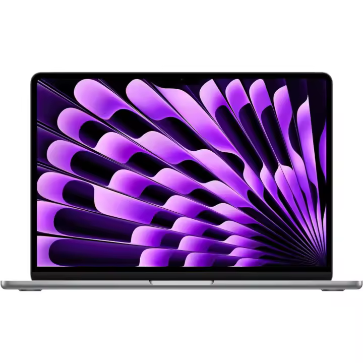 Apple 2024 MacBook Air de 13 Pulgadas con Chip M3 de Apple: Pantalla Liquid Retina de 13,6 Pulgadas, 8 GB de Memoria unificada, SSD de 256 GB, cámara FaceTime HD a 1080p, Touch ID, Color Gris Espacial y Plata. - 1