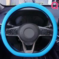 Cubierta De Guantes Para Volante Universal De Silicona Colorido Suave Decoración Automotriz DIY Accesorios Para Coche - details 43
