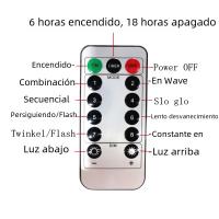 3M LED Cortina Guirnalda De Luces USB Para Ventana Con Control Remoto Decoraciones Navideñas Y De Año Nuevo Para Hogar Y Habitación - details 5