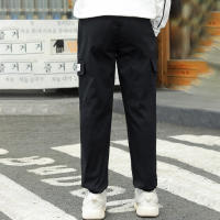 Pantalones De Cargo Para Niños Moda Primavera Otoño Con Letras Deportivas Estilo Casual Delgados Cintura Media Talla Verdadera - details 7