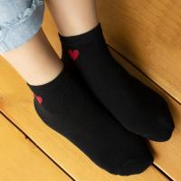 Calcetines Bajo De Corbata En Forma De Corazón Para Mujer 5/10 Pares Absorbentes De Sudor Transpirables Cómodos Estilo Dulce Para Primavera Verano - details 6