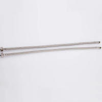 Conjunto De 2 Piezas De Tubo De Agua Flexible En Acero Inoxidable Para Baño Y Cocina Tapa De Agua Caliente Y Fría G 1/2 G 3/8 - details 7