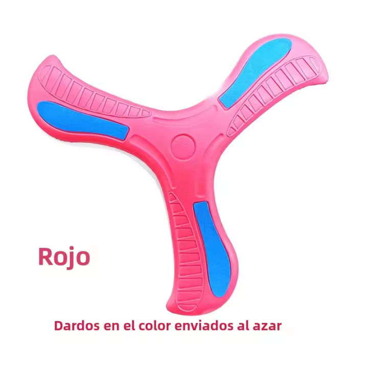 Juguete Interactivo De Arco Iris Tres Hojas Para Exterior Juego De Disco Volador Deportes Para Adultos Y Niños Regalo De Descompresión - 1