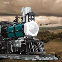 Bloques De Construcción Creativos De Tren De Vapor Serie Para Niños Modelo DIY Ideal Para Regalo Navideño De Ciudad - details 2