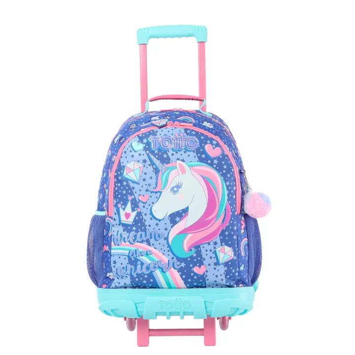 Totto Mochila infantil ruedas Uniwildy -Dimensiones:33 x 47.5 x 20 cm-Material:Poliester - 1