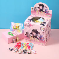 32pcs Labubu Family Llavero De Muñeco De Acción Para Niñas Juguetes De Anime Periferia Regalos Para Navidad Y Fiestas - details 2