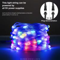 Luces De Fairy LED Inteligentes Control Remoto Bluetooth Impermeables Para Exterior Decoración De Navidad/Fiesta/Cumpleaños - details 7