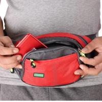 Bolsa De Cintura Ajustable Impermeable Para Deporte Al Aire Libre Y Viajes Para Hombres Y Mujeres Gran Capacidad Con Cierre De Cremallera Estilo Casual - details 2