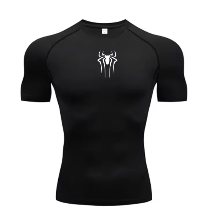 Camiseta De Compresión Para Hombre Fitness Gimnasio Super Héroe Deporte Correr Rashguard Tops Camiseta Secado Rápido Manga Corta Para Hombre - 1