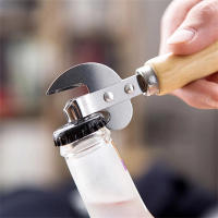 Abrigo De Botellas Y Lata De Madera Multifuncional Para El Hogar Abrebotellas Ecológico Con Mango De Madera Gadgets De Cocina - details 9