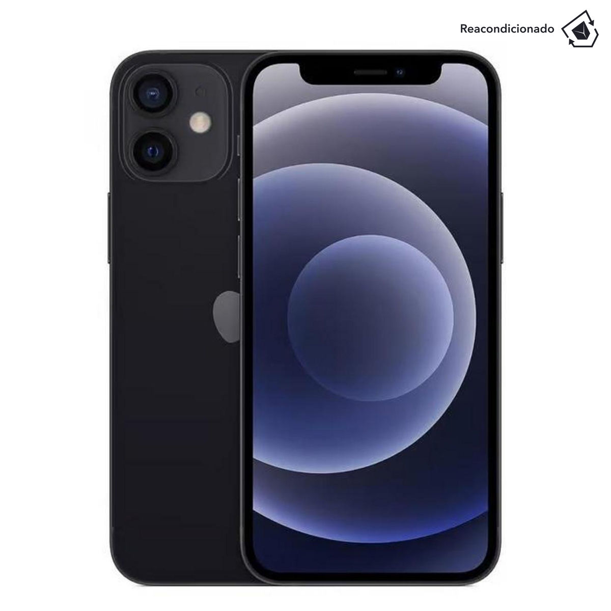 Apple iPhone 12 mini Reacondicionado 13,7 cm (5,4") 64 GB 5G iOS, iPhone 12 mini, 2340 x 1080 píxeles, 64 GB, doble cámara (12 MP + 12 MP), disponible en dos colores | Garantía de 3 años