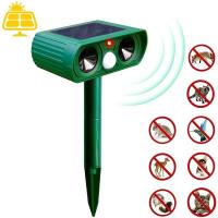Repelente de Gatos para Exterior, Ultrasónico y USB, Carga Solar y USB, Prevenga Palomas de Perros y Ratones, para Viveros de Jardín. Repelente de Insectos y Animales - details 1