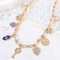 Encanto Collares de Gargantilla para mujer, joyería de moda para damas y niñas, joyería de moda, collar de encanto de llave de corazón de lujo - details 7