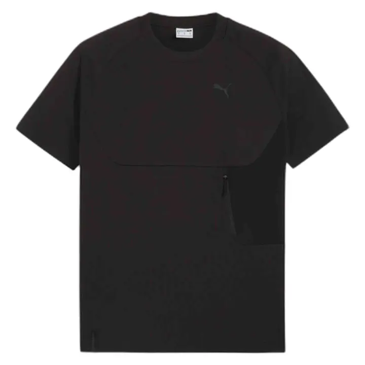 Camiseta de Manga Corta Puma Tech Pocket para hombre en color negro - 1