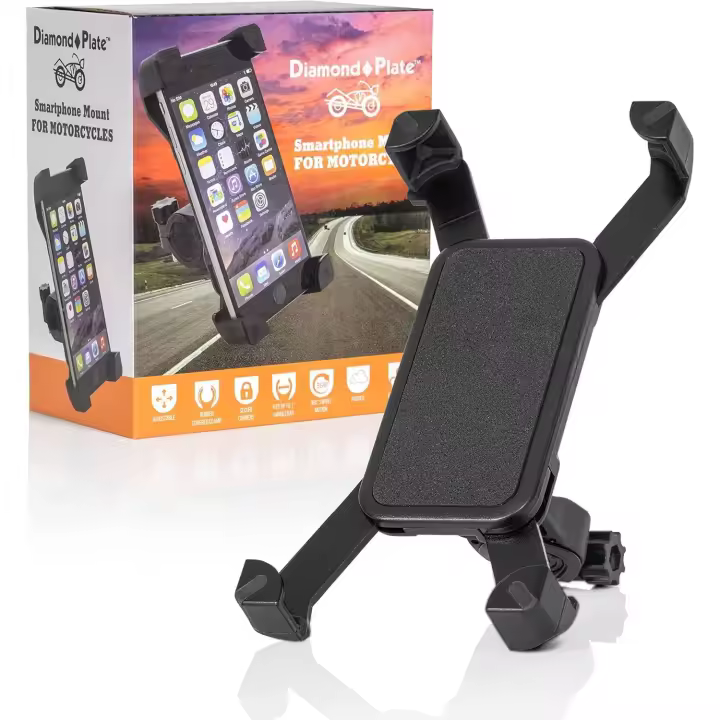 Soporte ajustable para teléfono grande para motocicleta o bicicleta - 1