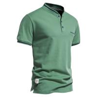 Novedad de verano, tops estampados de talla europea, camisas POLO de manga corta informales con solapa para hombre - details 12