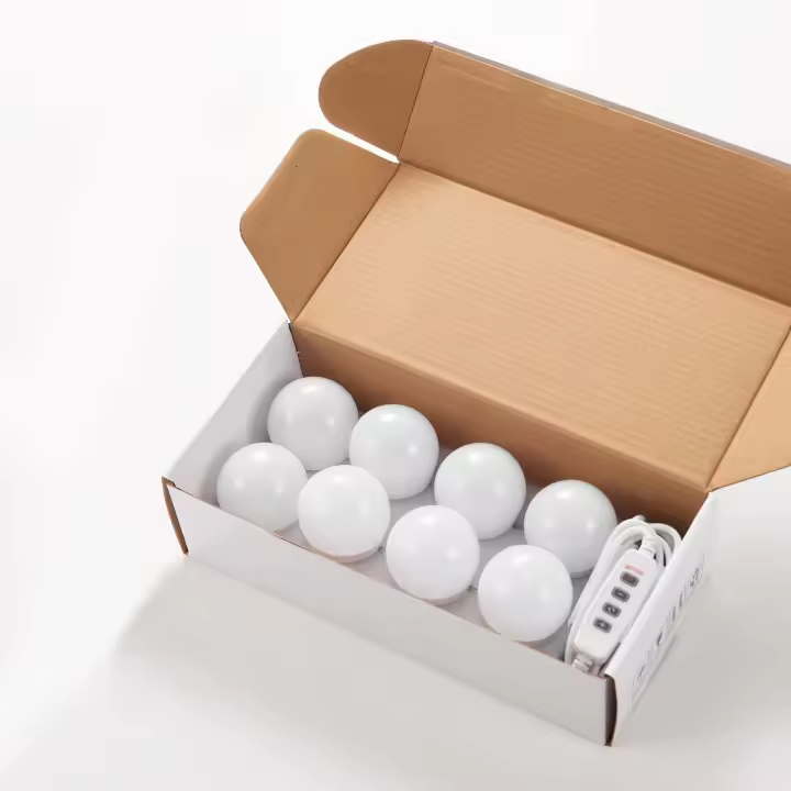 Espejo De Vestíbulo Nórdico Con Luz Ajustable 3 Colores LED USB Bombillas De Cadena Para Toda Belleza Luz Dimmable - 1