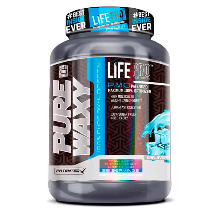LIFE PRO NUTRITION PURE WAXY! 2KG NEUTRO - Waxy Maize de Calidad - Recuperación Muscular  y Rellena Depósitos de Glucógeno - 1