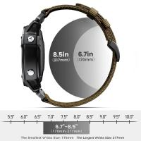Correa De Nylon Para Garmin Fenix 7 7X 6X Pro/Epix pro Gen 2 51mm 47mm Correa Tejida Unisex Compatible Con Garmin Fenix6 6X 5 5X plus Enduro - details 2
