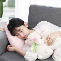 Muñeco De Peluche Kawaii Con Tulipán Y Oveja Blanca Suave Regalo Cute Para Cumpleaños Niños Juguetes De Peluche Educativos - details 4
