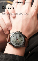 Reloj De Pulsera De Cuarzo Para Hombre SYNOKE Deportivo Y Militar Resistente Al Choque Con Correa De Cuero Moda Casual Relogio Masculino - details 5