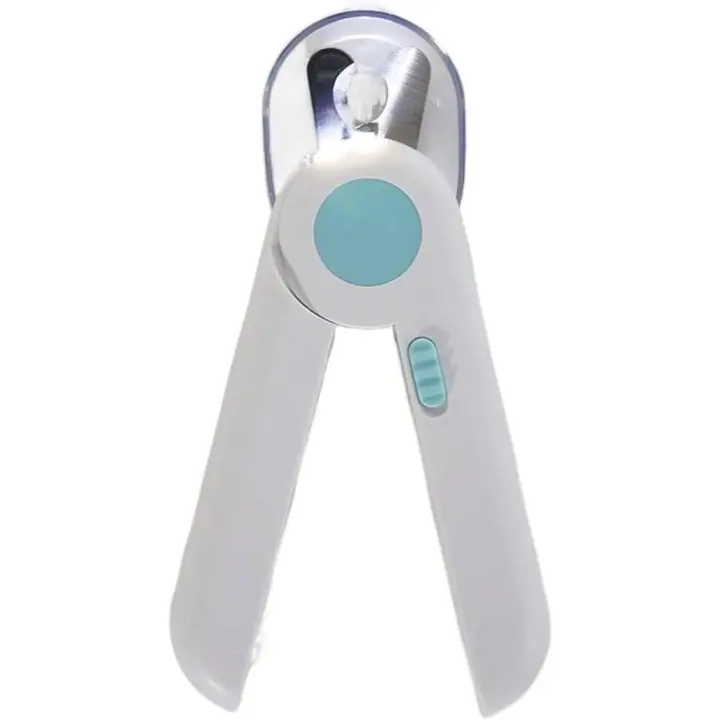 Cortaúñas con Lámpara para Mascotas - Clipper White de Alta Calidad para Perros y Gatos - Herramienta de Corte Profesional para Uñas - 1