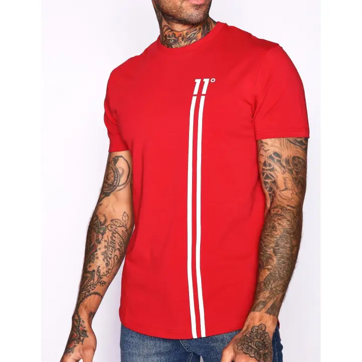Eleven Degrees 11º Camiseta Hombre 11D379-039 Red. - 1