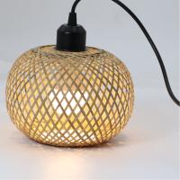Modernandelier De Bambú Y Rot De Trenzado a Mano Para Sala De Estar Y Restaurante Estilo Asiático Lumina De 3-5m² Fuente De Luz LED - details 1