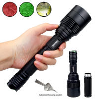 Linterna De Caza Profesional XRE Potente 500 Yardas Con Luz Blanca Roja Y Verde C11 Zoom Para Jabalíes Y Roedores Varmints Antorchas Portátiles Impermeables Con Fuente De Luz LED De Aleación De Aluminio - details 7