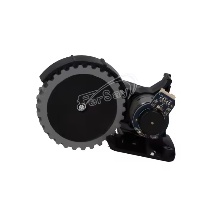 Rueda lateral DERECHA para robot aspirador  Conga Cecotec  Válidas para modelo: Conga 1290, 1390, 1590  Peso 161 gr  Ancho 11 cm  Alto 9 cm  Profundidad 7,5 cm  Código EAN: 8435602505691 Ancho: 110 mm Largo: 75 mm Alto: 90 mm - 1