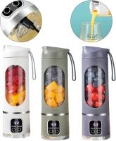 Licuadora y Exprimidor Portátil Recargable por USB-Manual de Limpieza, Perfecto para Bebidas de Frutas y Verduras, Batidos - Capacidad de 10,14 oz at 16,91 oz - details 0
