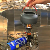 Protector De Viento Para Estufa De Gas Aluminio Platos Antirroto Para Camping Picnic Cocina Exterior Ventas Por Pieza - details 4