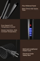 ROFAELEC 2 En 1 Rizador Y Liso Profesional Con Pantalla LED Ión Negativo Herramienta De Belleza Para Cabello Térmico Control Digital Dual Voltaje - details 13