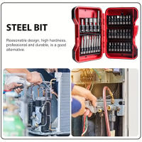 Juego De 37 Piezas De Bits De Destornillador Con Estuche Resistente Soporte De Extensión Para Madera Metal Y Cemento Perforación Y Destornillado - details 4