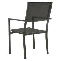 vidaXL Juego de comedor para jardín 3 piezas acero - details 4
